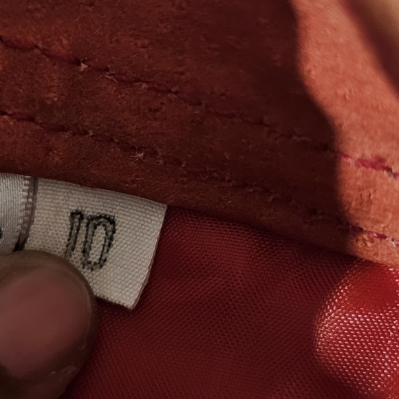 đź‘€Vintageđź‘€ suede color block shorts BTW Don't Stop 10 - Picture 7 of 8